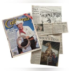 VINTAGE 1982 Nov CALIFORNIA Magazine Roy Rogers Last Hollywood Cowboy Whole Mag